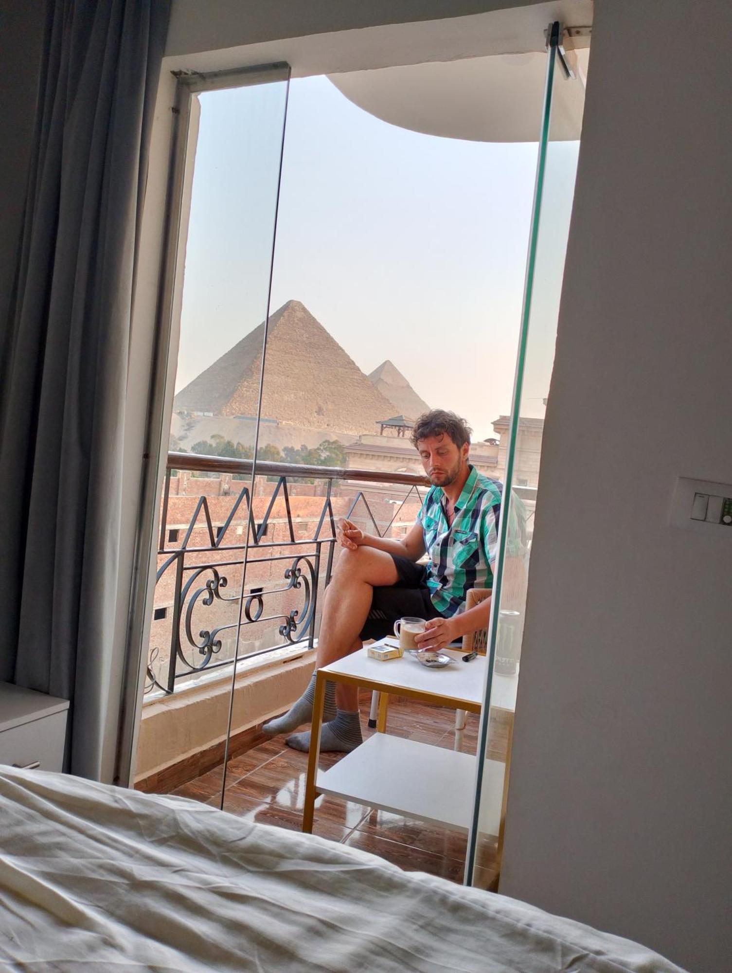 Oh Pyramids View Hotel Kafrat al Jabal Exterior photo